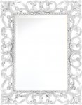 Зеркало Misty Аврора R.1076.PA.ZF col 131 (белый, прямоугольное)	